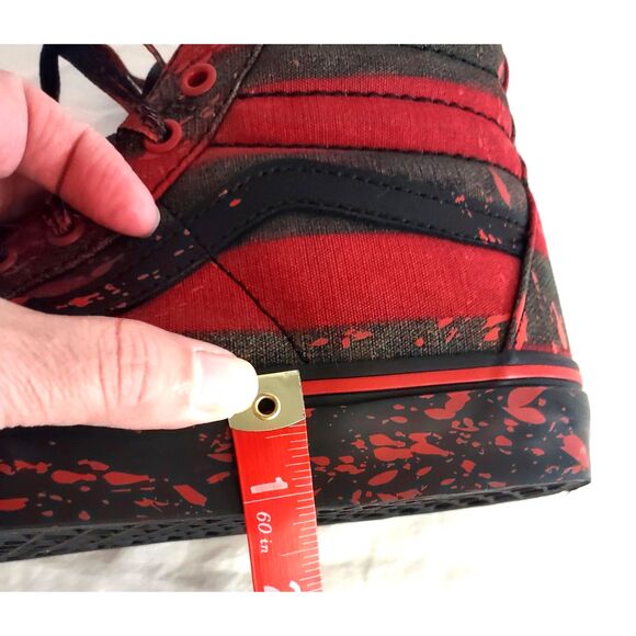 Vans Rare Limited Edition Nightmare On Elm Street Freddy Krueger SK8-Hi Sneakers - Picture 15 of 15